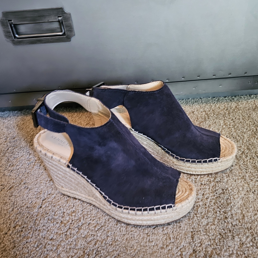 Kenneth Cole New York
Olivia Espadrille Peep-Toe Wedges
